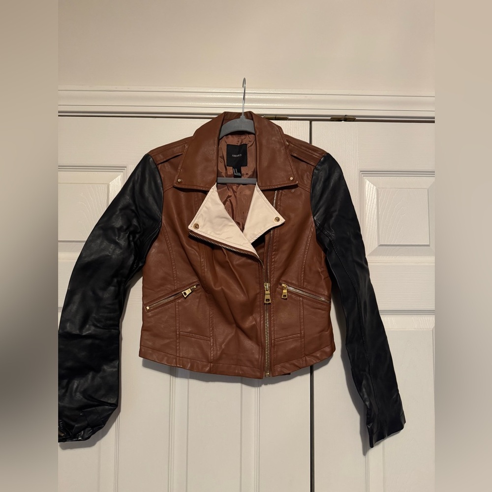Faux Leather Jacket